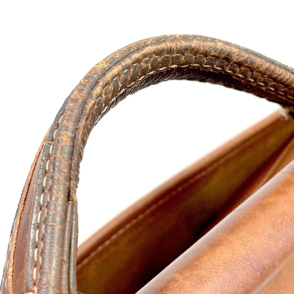 Vintage Coach Beekman Briefcase British Tan Leather Messenger Bag Academia
